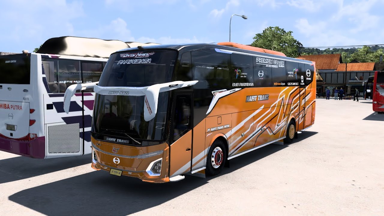 Test Drive Bus Pariwisata Nafit Trans daerah Sukabumi || ETS 2 Indonesia Gameplay