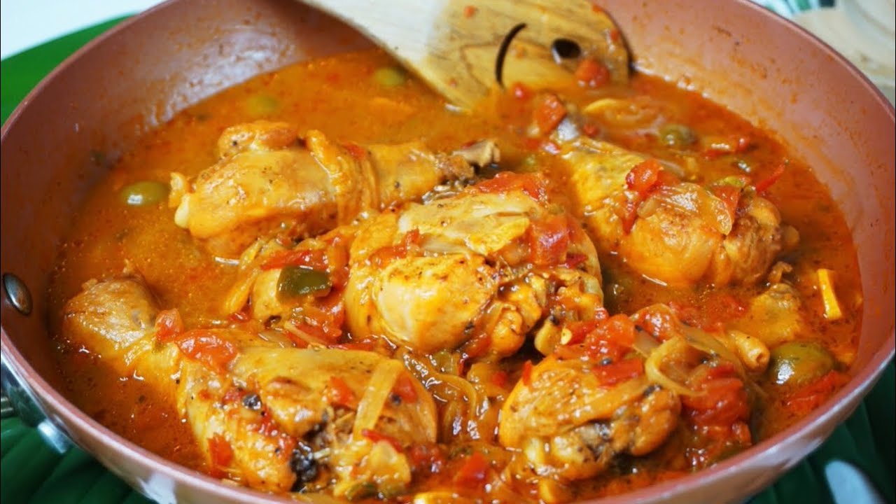 Pollo sabroso y fácil receta para la semana. El caldito está bien rico!