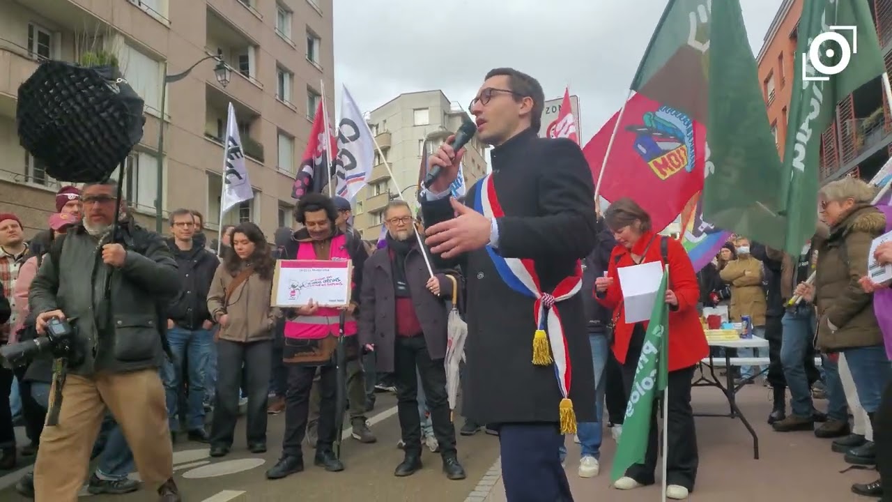 Prise de parole député Antoine Léaument / Grève Ubisoft 10/02