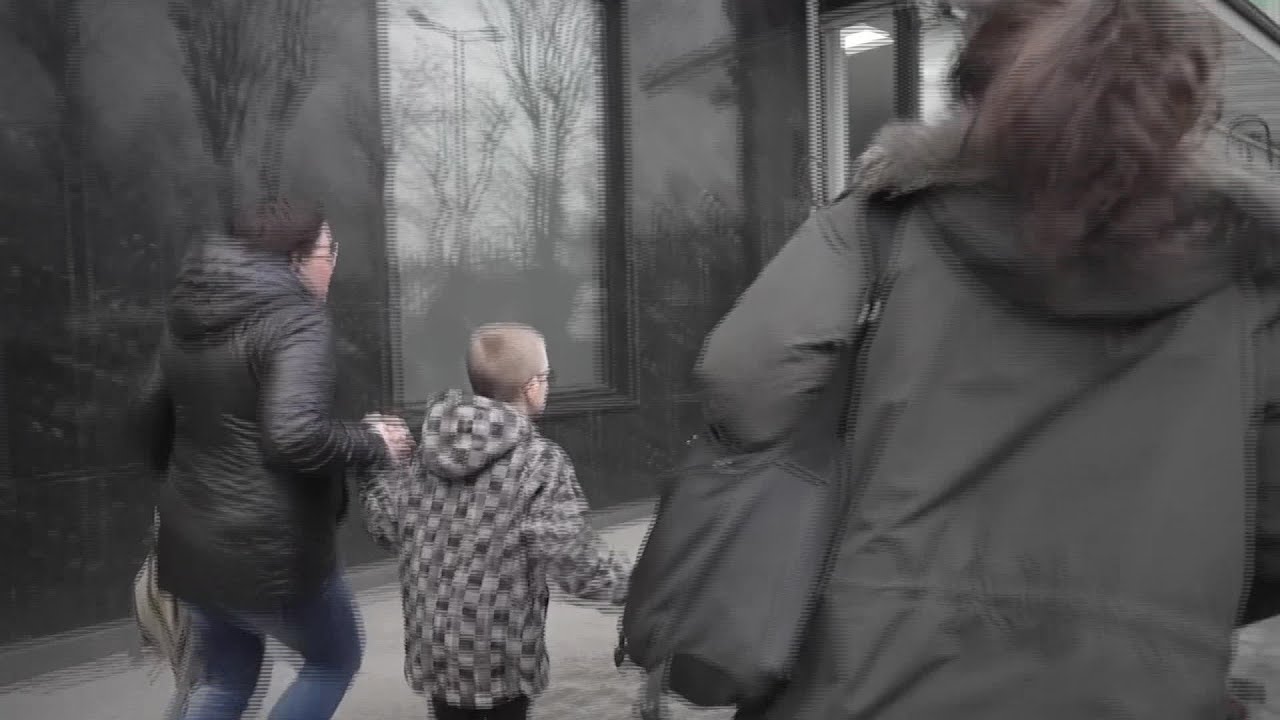 Lviv Residents Seek Shelter Amid Russia Shelling