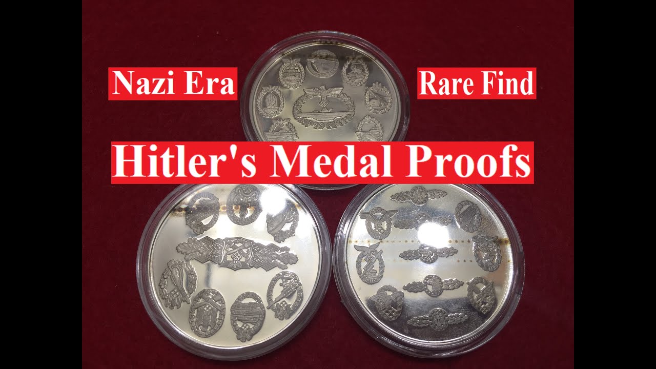Hitler's Silver Medal Proofs WWII Nazi Era - A Rare Find