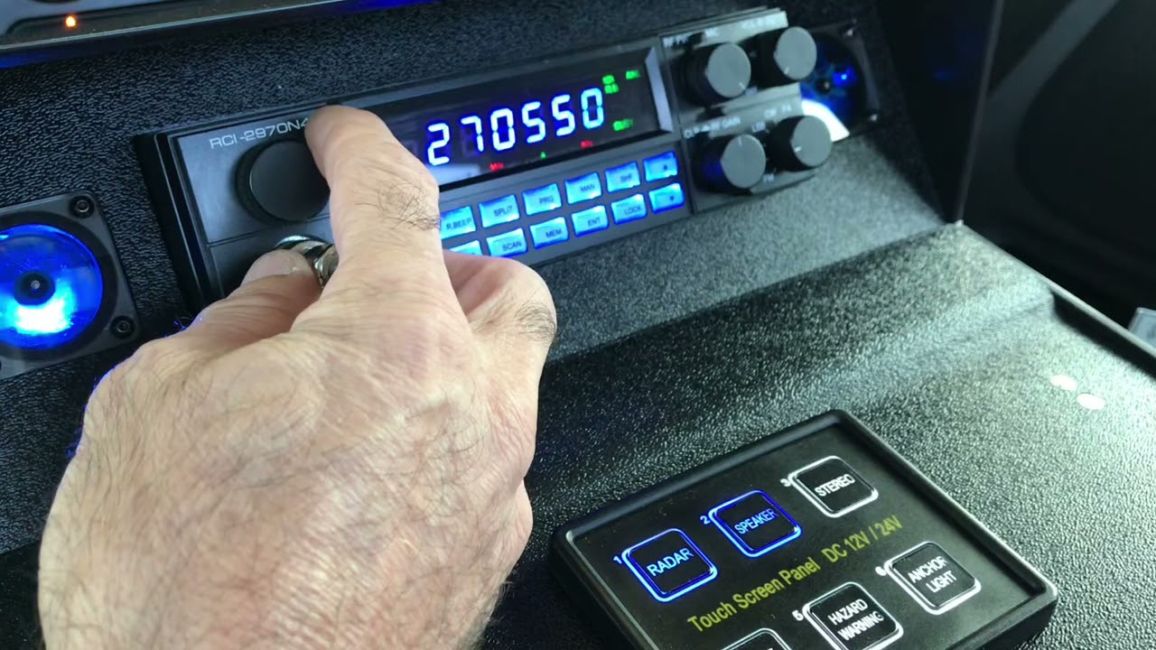 LP 100A wattmeter first (temp.) hooked up on my center console.