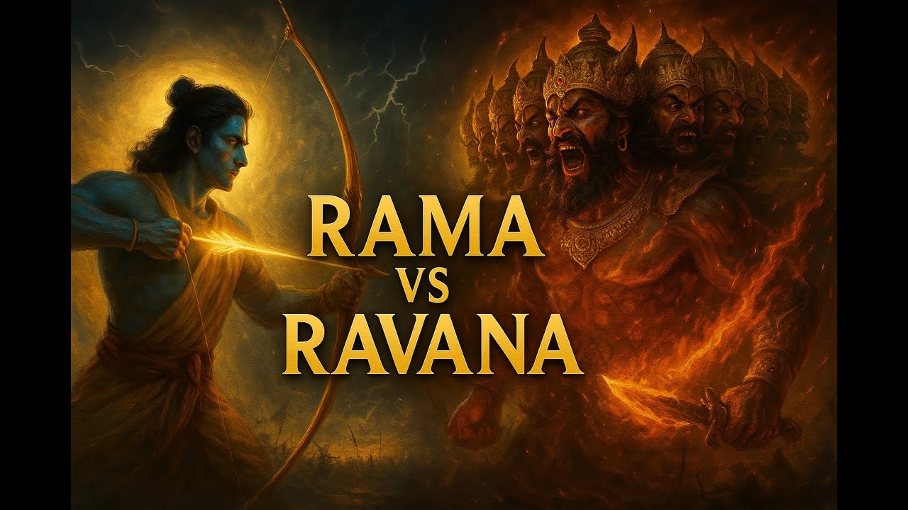 The Final Battle of Ramayana | Rama vs Ravana Story