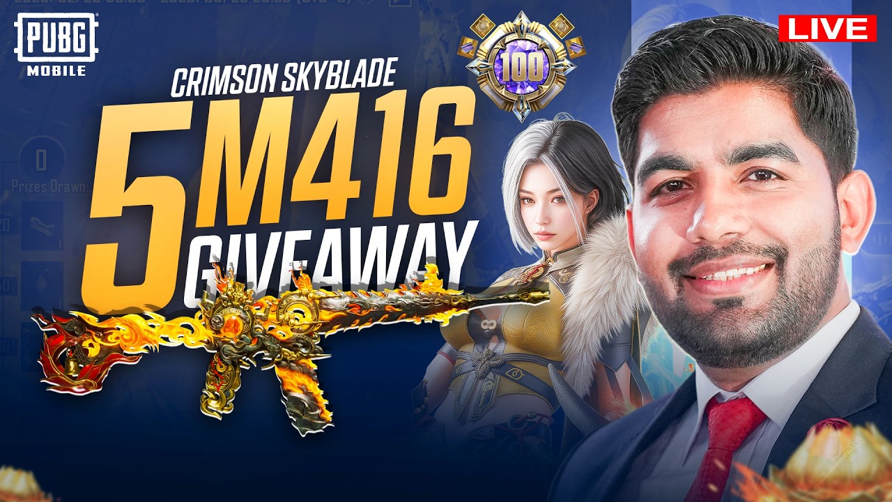 🔥 Vertical 🔥Crimson Skyblade M416 Giveaway