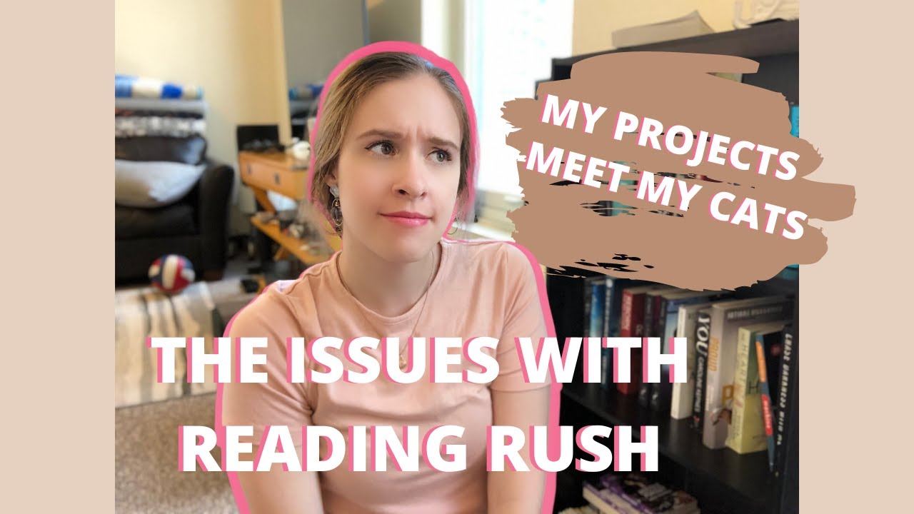 why i won't be participating in reading rush anymore 😓 my current projects & cats 😽 // book tea ☕️