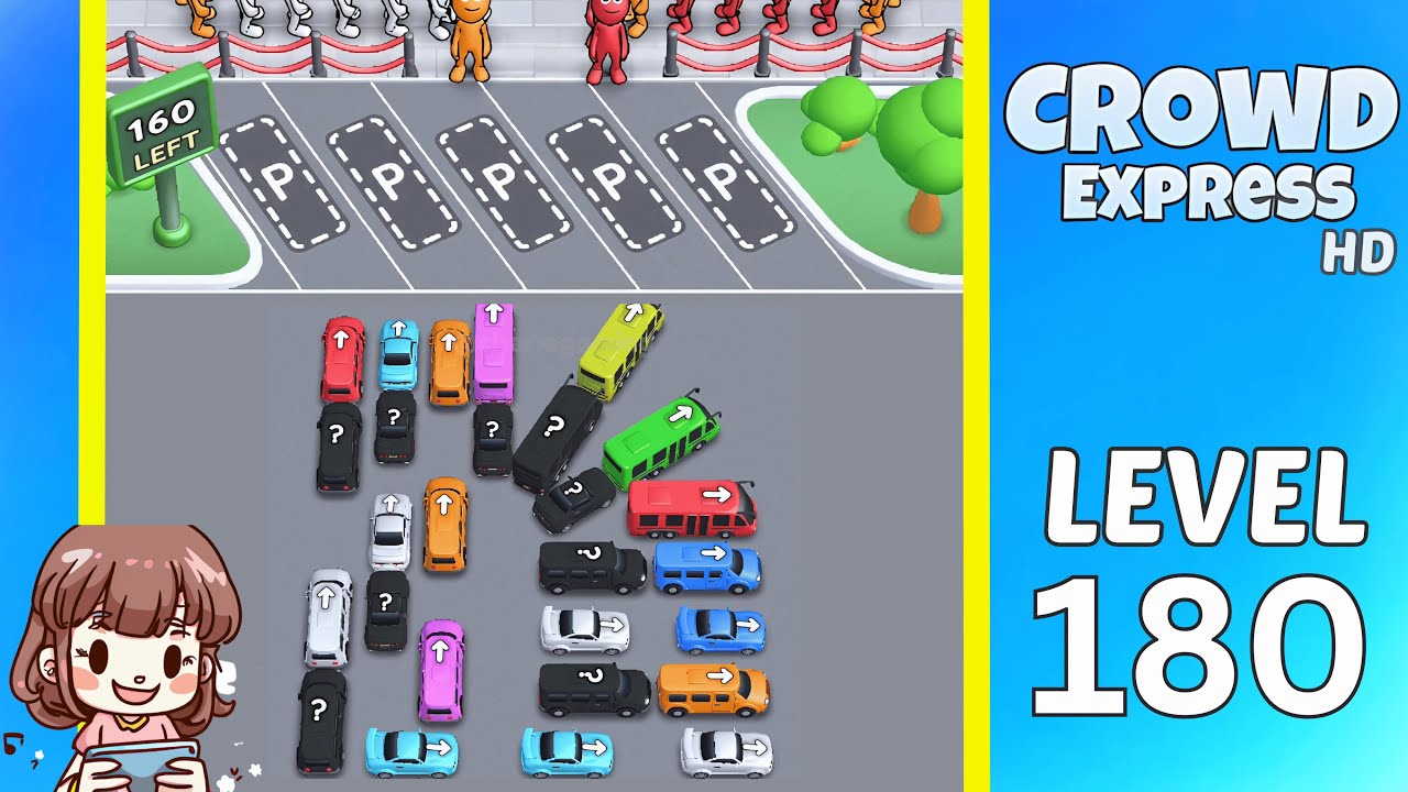 Crowd Express Level 180 Solution Walkthrough