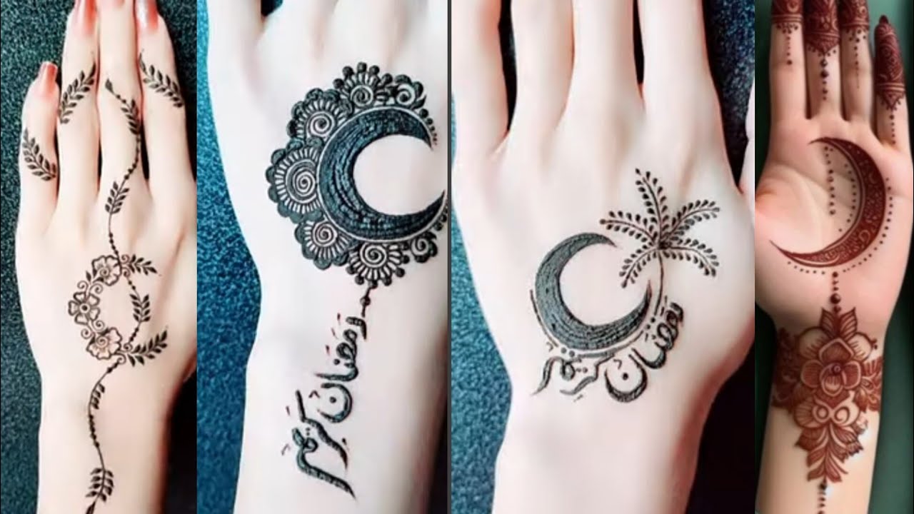 Simple Chand Mehndi Design For Back Hands 2025 | Mehndi Ki design