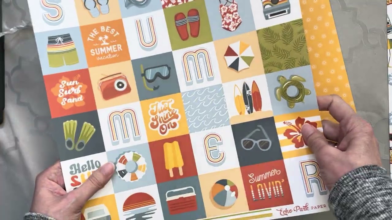 Echo Park Summer Vibes Scrapbook Kit