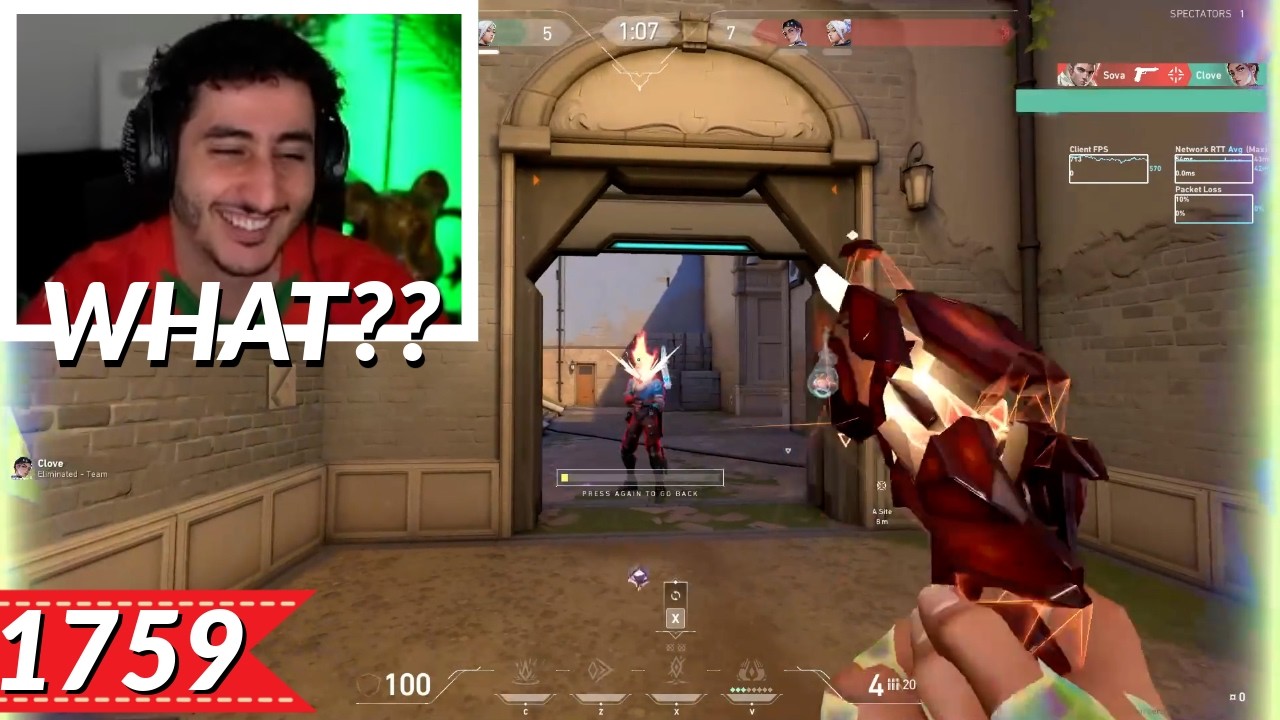 This Sheriff 1v4 Shouldn&rsquo;t Be Possible | Most Watched VALORANT Clips Today V1759