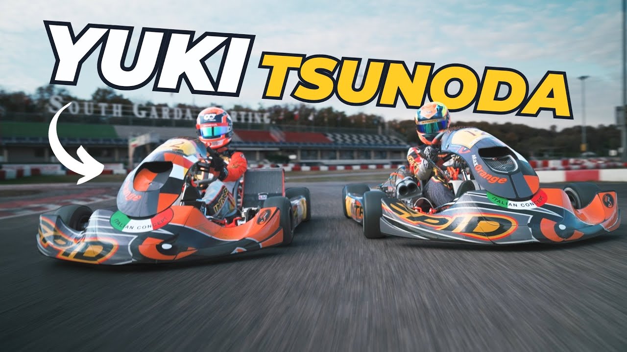 Yuki Tsunoda Karting in Lonato!