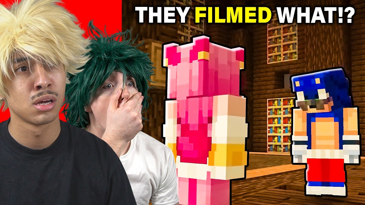 MHA Voice Actors React To a DISTURBING Minecraft Channel...