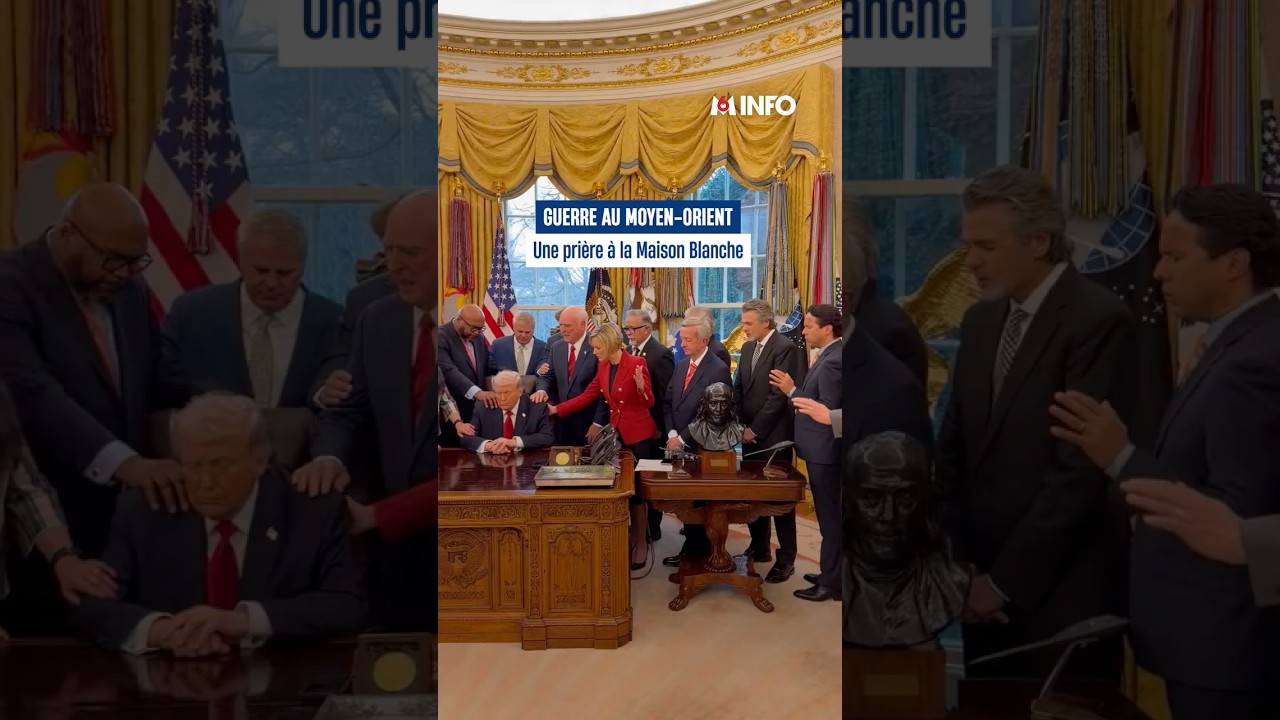 Maison Blanche : une pri&egrave;re dans le Bureau ovale