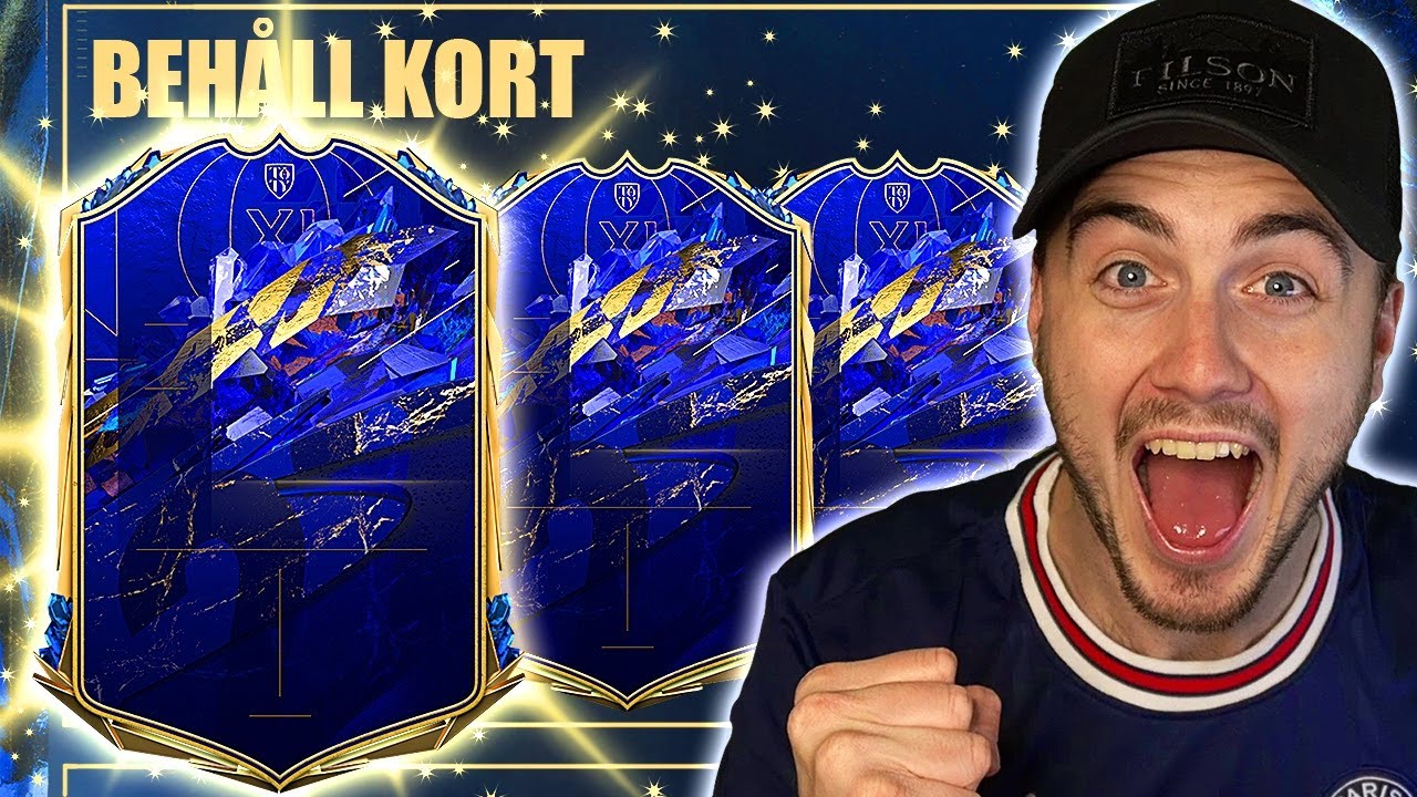 OMG 3 TOTYS PÅ MITT KONTO!! SJUKASTE TOTY PACK OPENING NI SETT - FIFA 22 SVENSKA