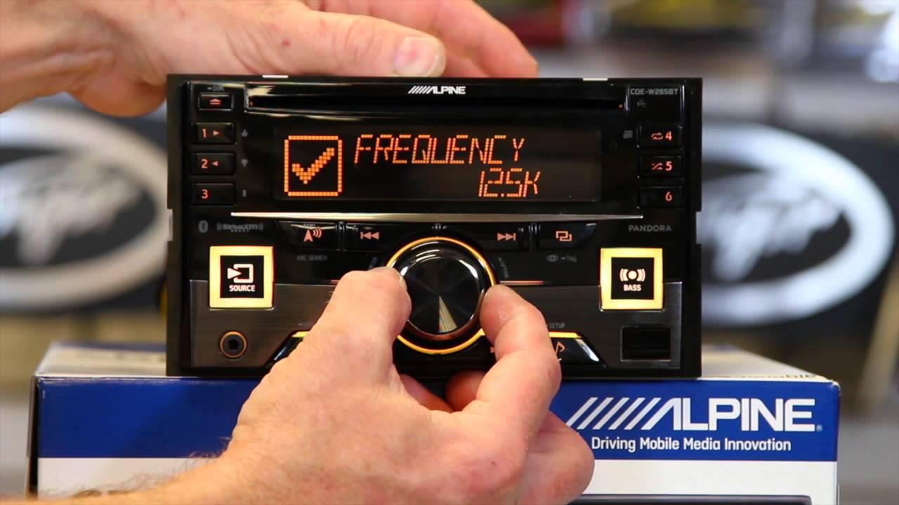 Alpine's CDE 164BT or the CDE W265BT 3 way Xover Network mode