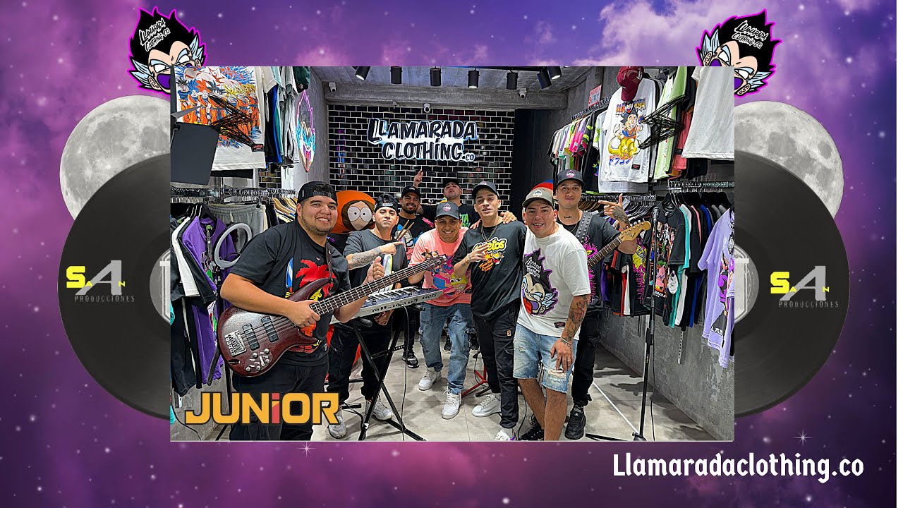 @JuniorCumbia en @Llamaradaclothing
