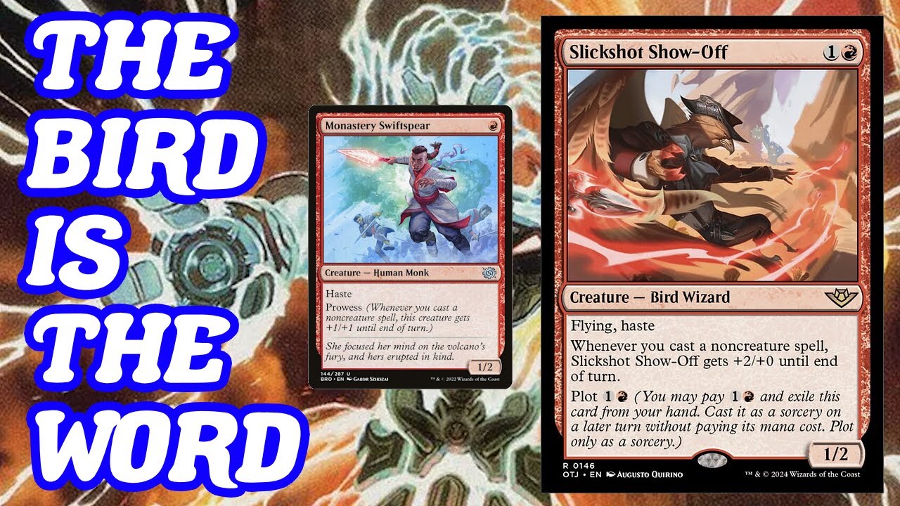 THE BIRD IS THE WORD! Legacy Izzet Prowess aggro with Slickshot Show-Off MTG