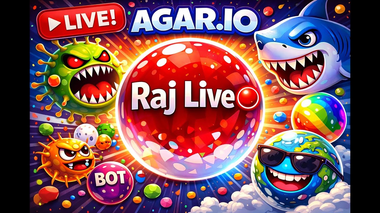 Live 🛑 Agar.io Mobile , I Pad Pro M1, M2 full game play, Party Code, Mod, Macro Agario | Archer Raj