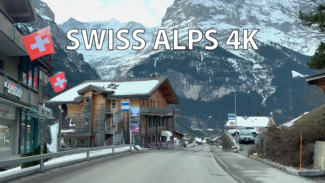 Swiss Alps 4K - The Most Beautiful Roads in Switzerland - Scenic Drive