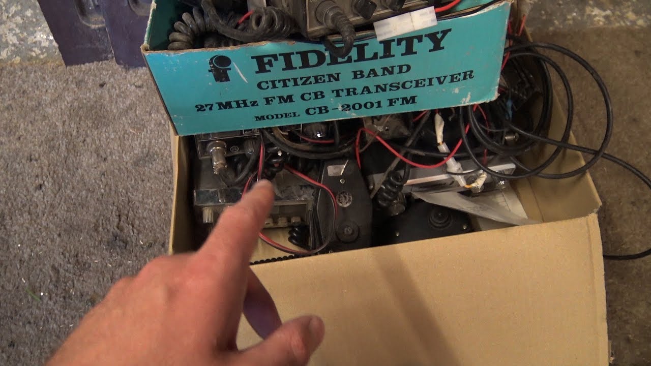 Box of Vintage CB Radios  - JWR M2 Will It Work?
