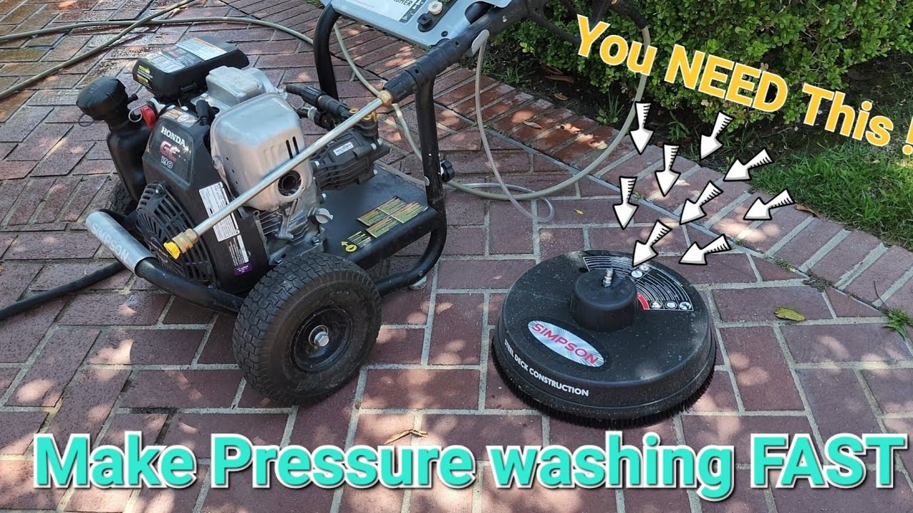 The Best Tool for your Pressure Washer - Save time!