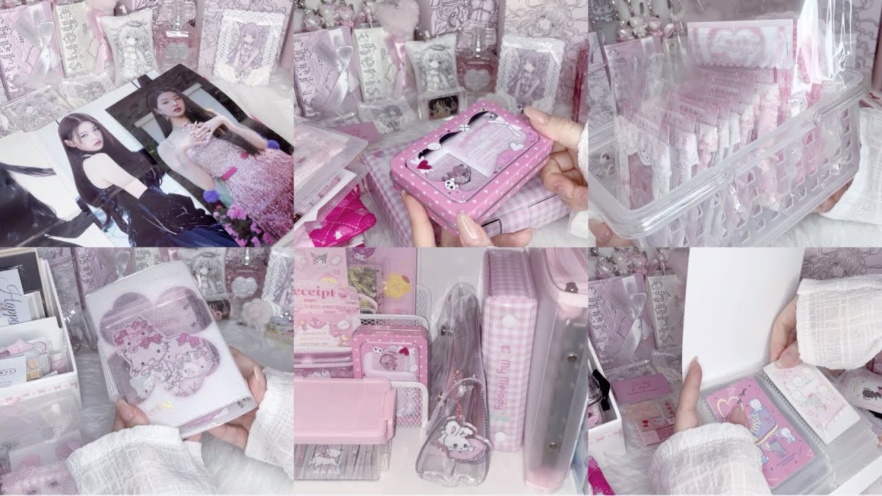 デスクのお片付け、収納、ハンドメイド梱包/핸드메이드 포장/다이어리/아이부/산리오/makeover/handmade/オタク/サンリオ収納