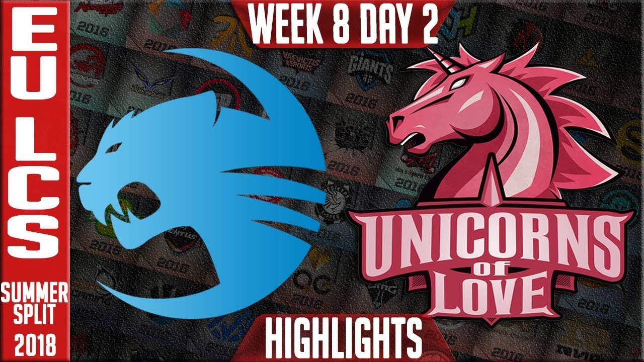 ROC vs UOL Highlights | EU LCS summer 2018 Week 8 Day 2 | Roccat vs Unicorns of Love