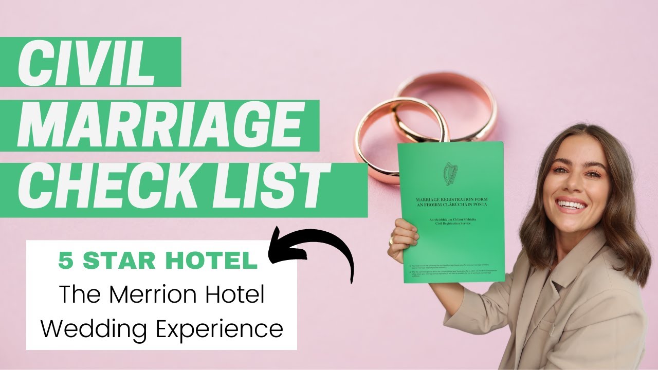 Irish Civil Ceremony How To | Step by Step Process | The Merrion Hotel 5 Star Hotel Experience