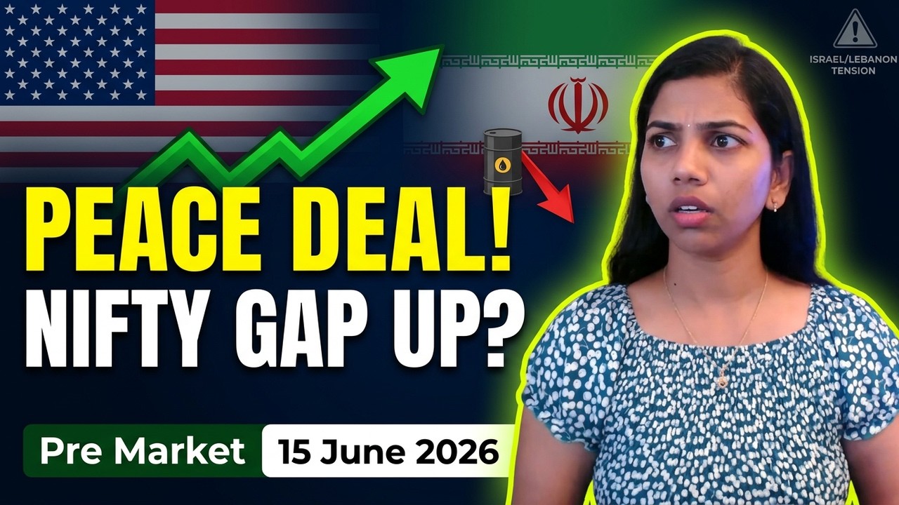 Мирное соглашение США и Ирана достигнуто &mdash; ждем гэп вверх на 250 пунктов? #nifty Премаркет отчет ...