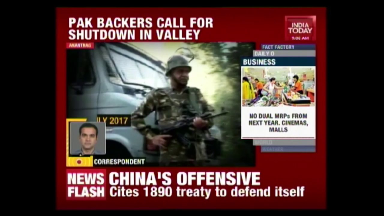 Separatists Call Kashmir Shutdown