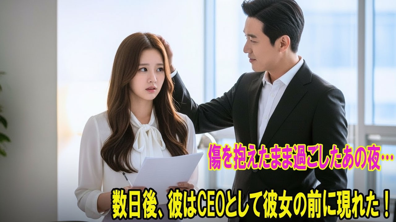 【感動する話】失恋の夜、見知らぬ男と過ごした女子大生…だが翌日、彼がCEOだと知り運命が変わった！