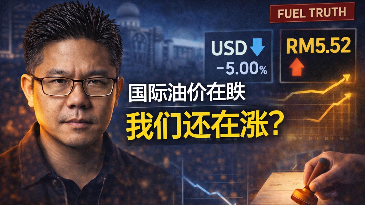 💸 国际油价跌了，大马油价为什么还在涨？人民到底被谁当傻子？ ｜同样是一桶油，最后烧起来的，不只是油箱，而是对彼此的信任！ | 点亮人生 03262026  #马来西亚 #补贴 #油价