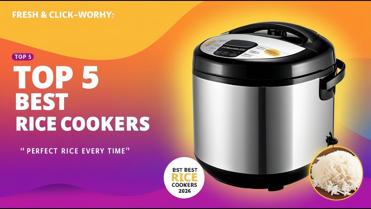 Top 5 Best Rice Cookers 2026 🍚 | Perfect Rice Every Time!