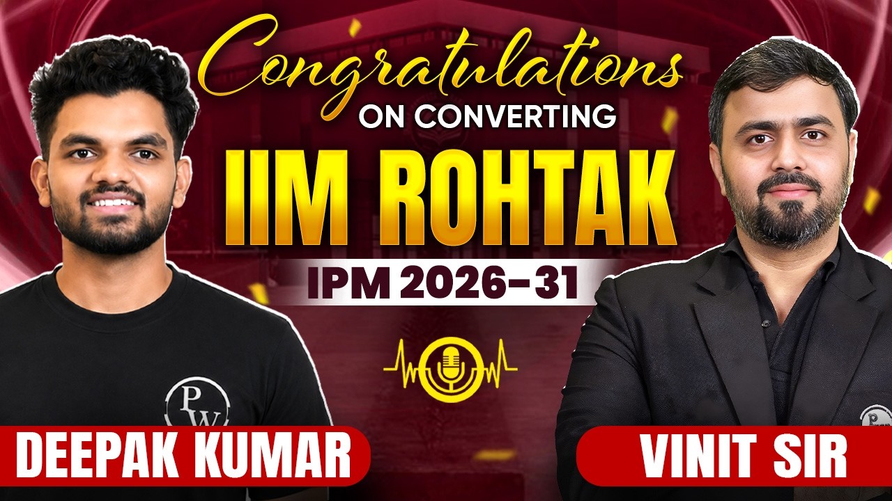 Non-Maths Student Cracks IIM Rohtak IPM'26🔥 | College + IPMAT Together |  IPMAT Preparation Strategy
