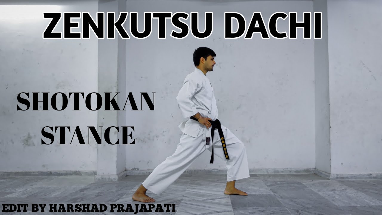 Shotokan Karate Stance ZENKUTSU DACHI In Tutorial | Champion Fighter