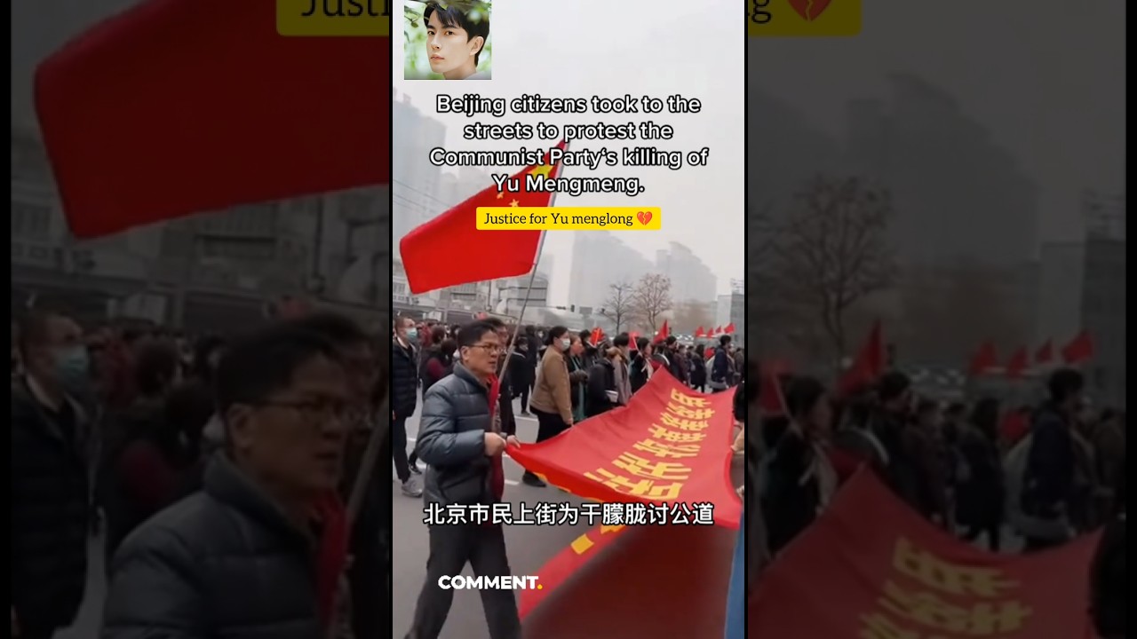 ⚖️protest in china justice for Yu menglong 💔#viral #shorts #youtubeshorts #trending #foryou #kpop