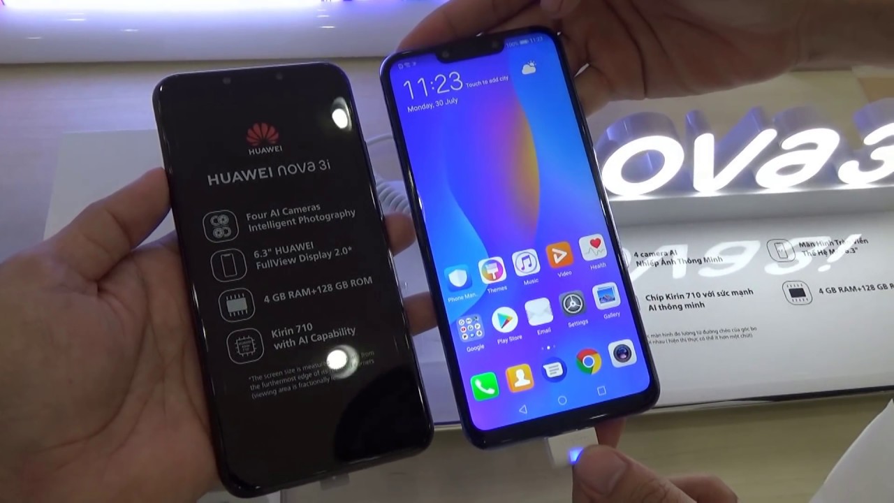 Unboxing Huawei nova 3i Iris purple color | the official version