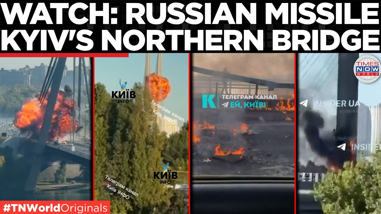 Russia Strikes Kyiv Bridge Again, Traffic Chaos Grips Ukrainian Capital | Times Now World