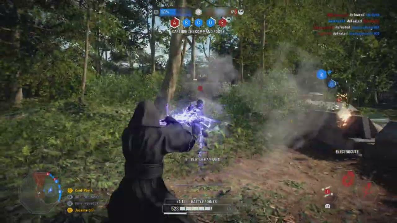 STAR WARS Battlefront II Emperor Palpatine 125 killstreak Takodana Supremacy