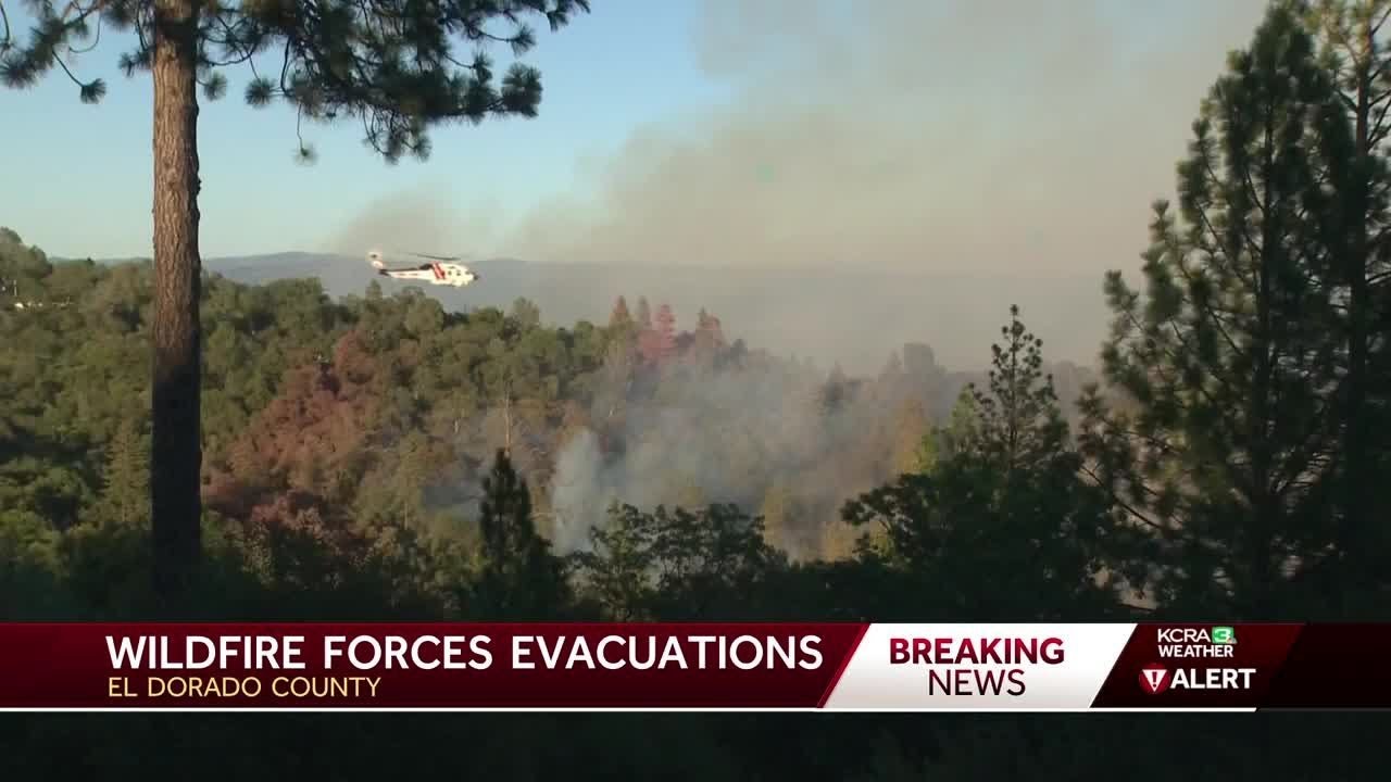 Moccasin Fire | 10 p.m. update on El Dorado County fire