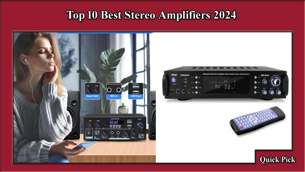 ✅ Top 10 Best Stereo Amplifiers 2024 |  Best Stereo Amplifiers
