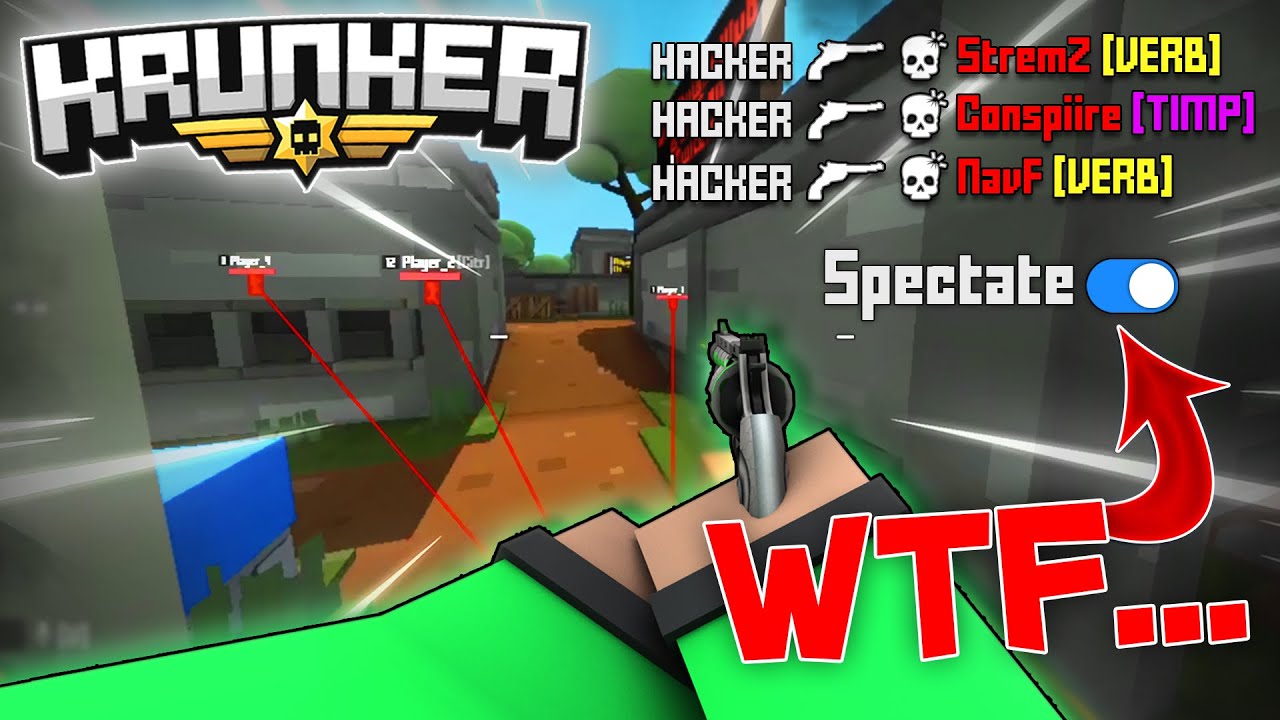 НАБЛЮДЕНИЕ ЗА ХАКЕРАМИ В KRUNKER.IO! (ЗАПРЕЩЕНО..)