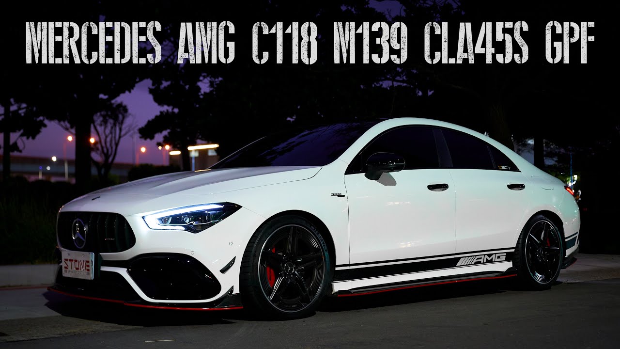 Mercedes AMG C118 M139 CLA45s GPF / Stone Turbo-back Exhaust Sound