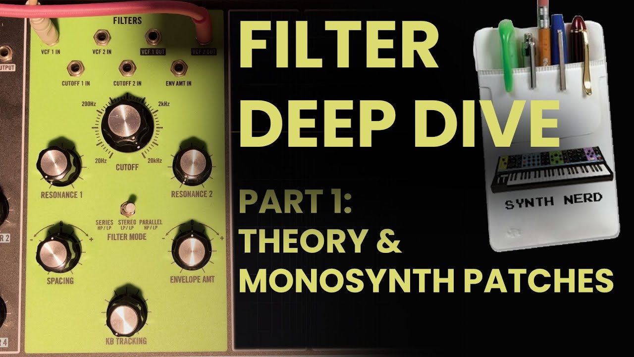 Synth Nerds Only: Moog Matriarch Filter Deep Dive : Part 1 - Theory & Mono-Synth Patches