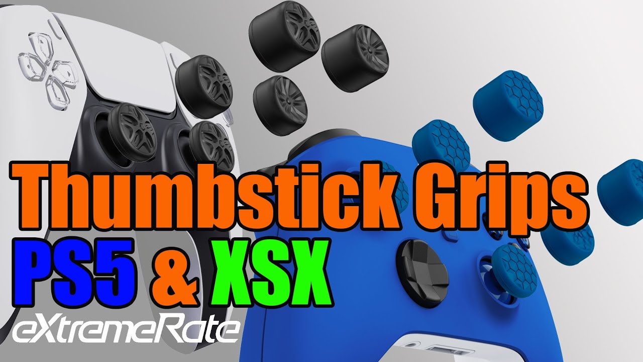PlayVital Performance Thumbstick Grips for PS5 DualSense & Xbox Series X controller - How to Install