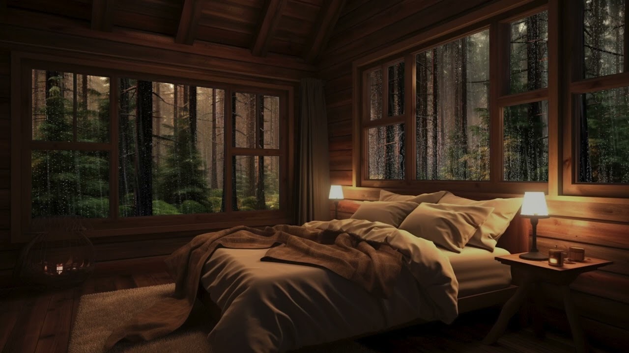 Study and Work with Forest Rain 🌳📚💼 | Ambiance for Focus and Creativity | Sleep with Rain Sounds