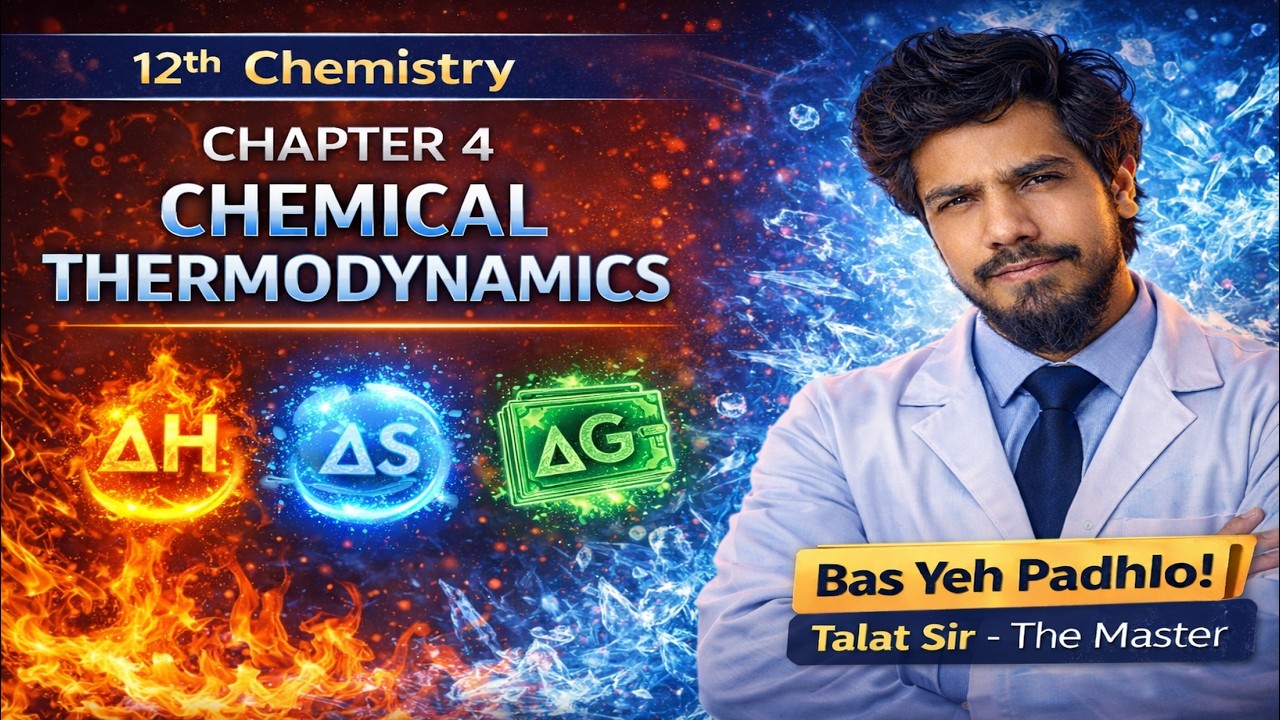 Chapter 4 Chemical Thermodynamics Most Important Questions| Maharashtra Board HSC 2026|12th
