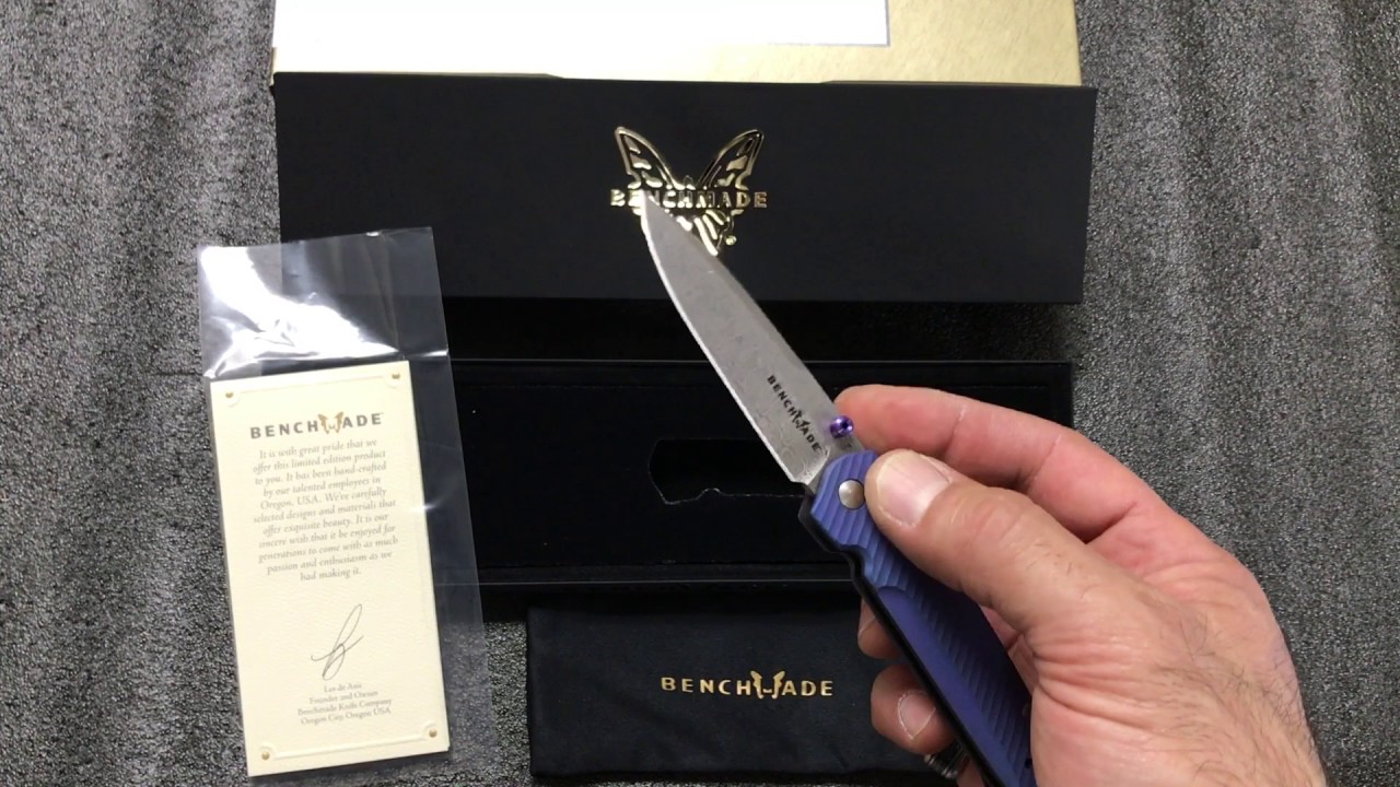 Benchmade Gold Class Valet 485-171 Unboxing & Review from EDC Specialties