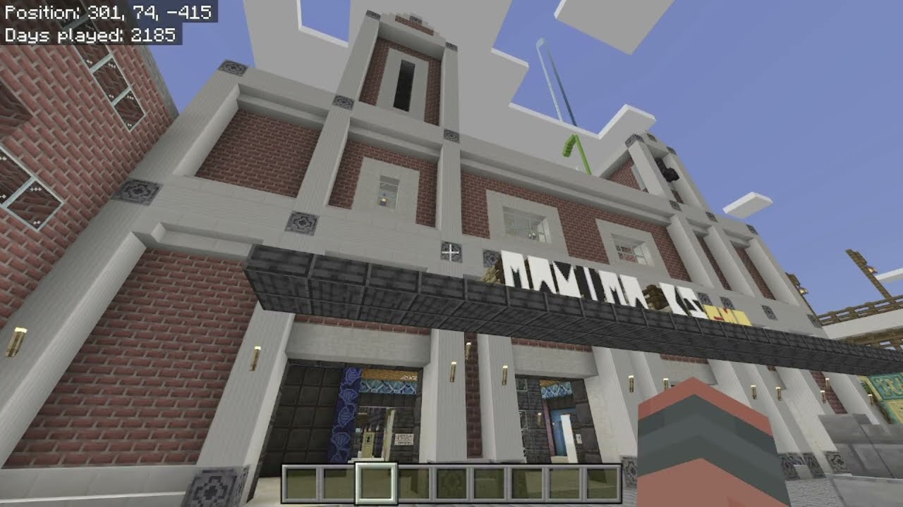 Minecraft Cabride: The last day of the old station in Bruchestel...