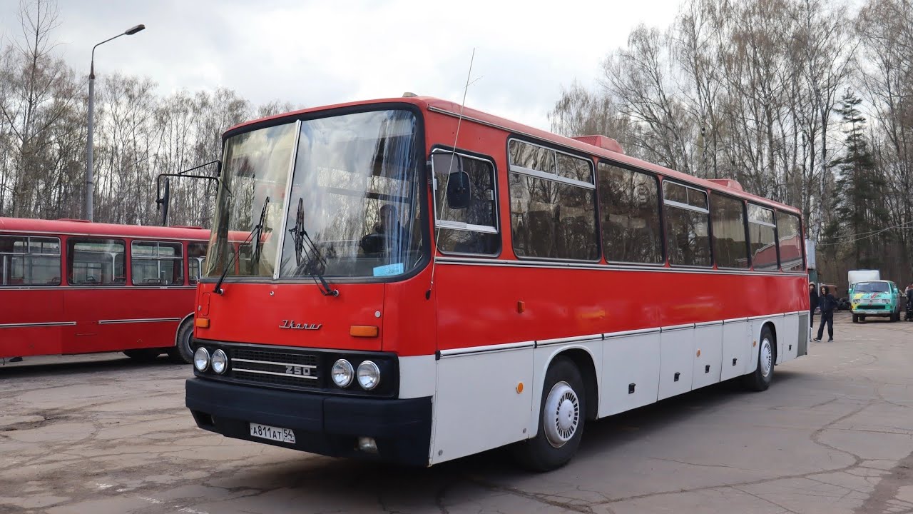 Поездка на ретро-автобусе Ikarus 250.93 №А811АТ54 №Улица Вешних Вод 4с20-Улица Вешних Вод 4с20