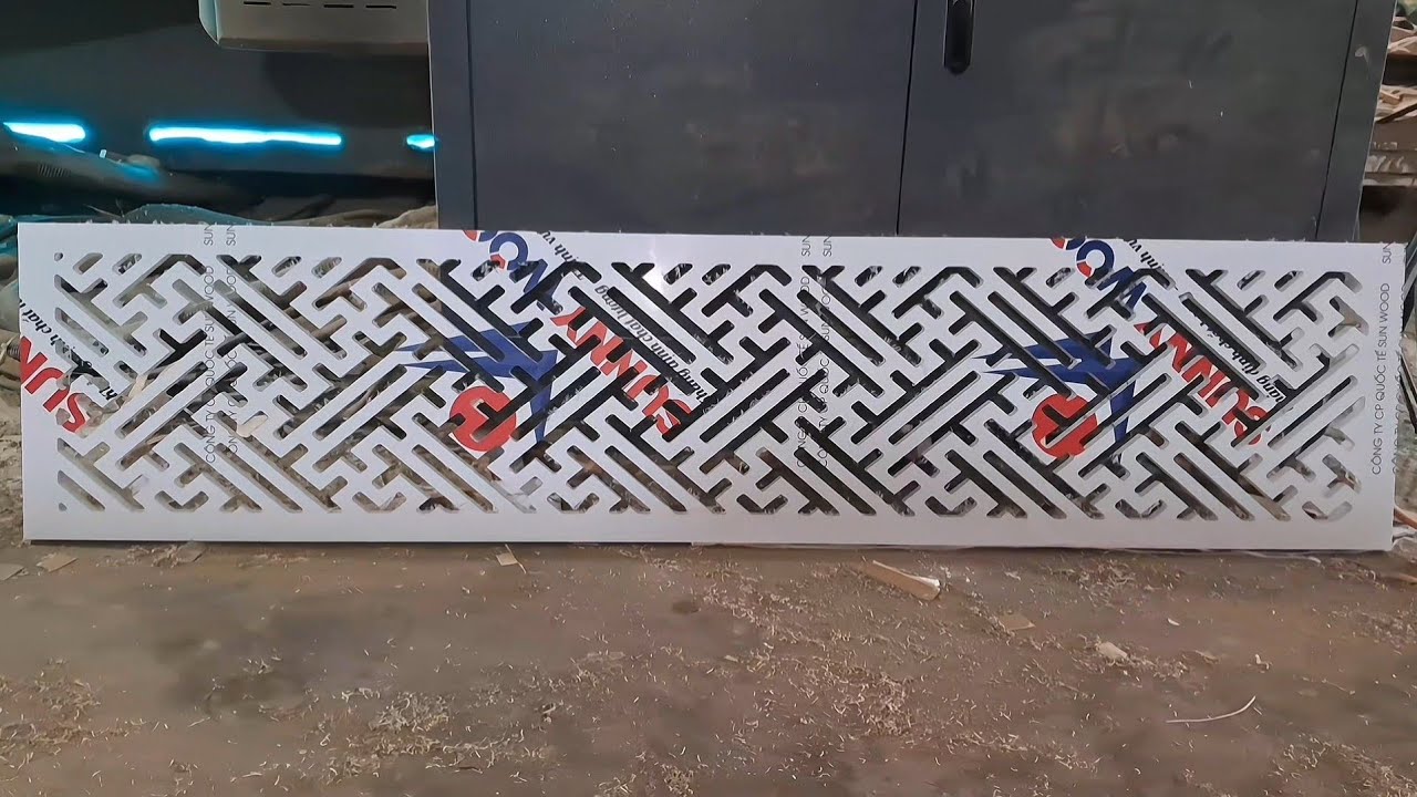 CNC Machine Cutting Decorative Patterns | Satisfying CNC Process